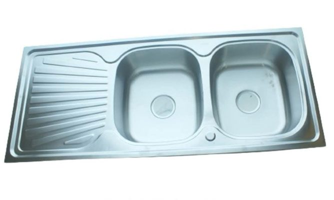 Double Stainless Kitchen Sink (120cmX55cm)