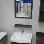 Bathroom Cabinet Vanity (w/ Towel Rack)