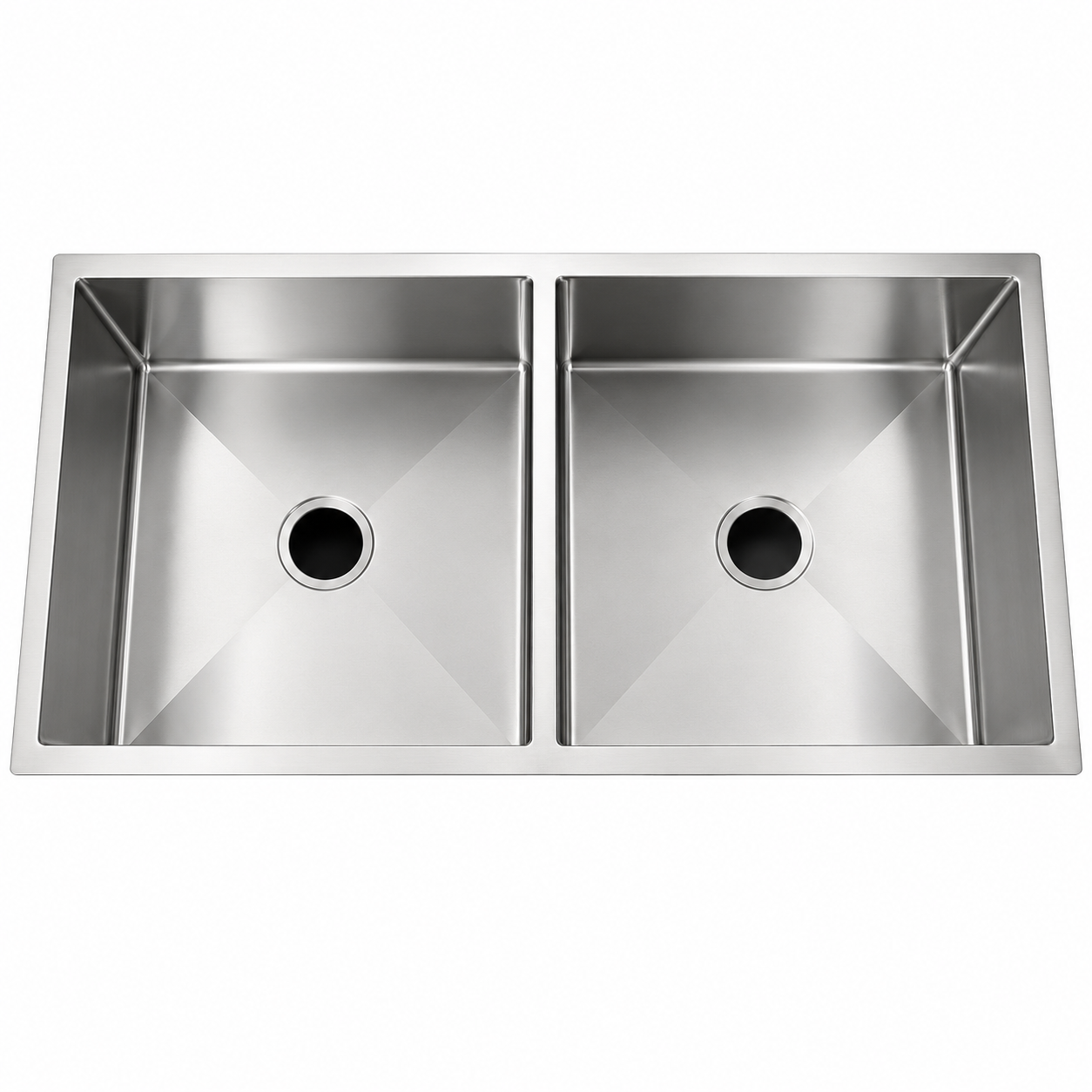 1-8.png Double Bowl Stainless Steel Kitchen Sink (KA115050A-S) - Image 1